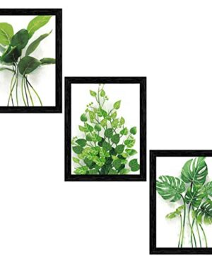 Set of 3 Framed Art Painting style wall frames without glass