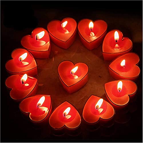 B0CJQKHQFV-0-1758347122062 12 Pack – Red Heart Scented Candles, Heart shaped Tealight Candles, Dinner Candles Decor for Holiday, Wedding, Party Decor
